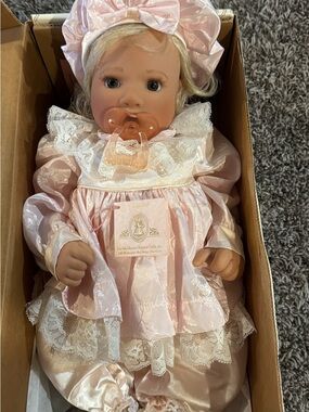 Lee Middleton Pink Baby Doll with Pacifier